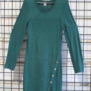 Venus - Green Sweater Dress - Midi - Size XL
